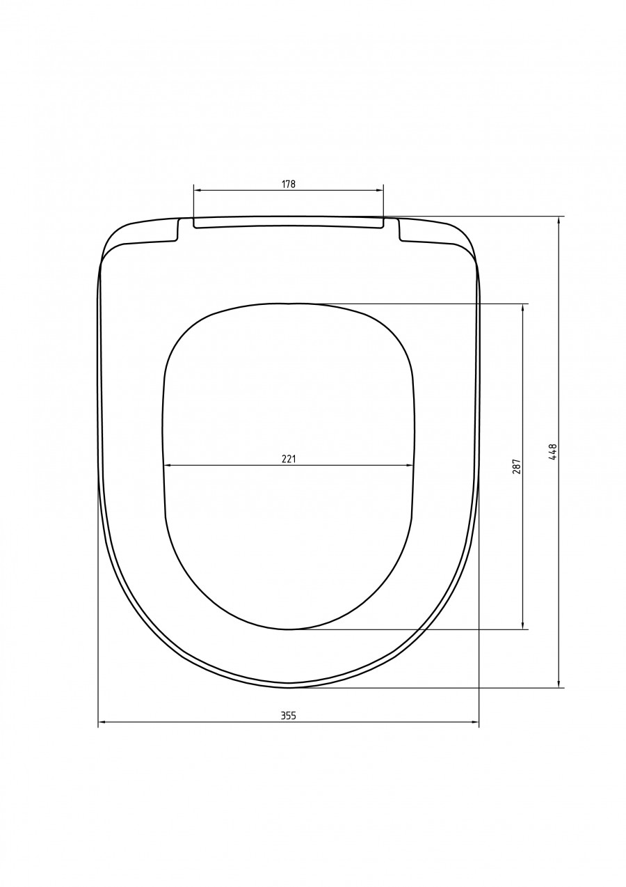 АЛЬКОР Сиденье для унитаза (дюропласт). САНТЕК