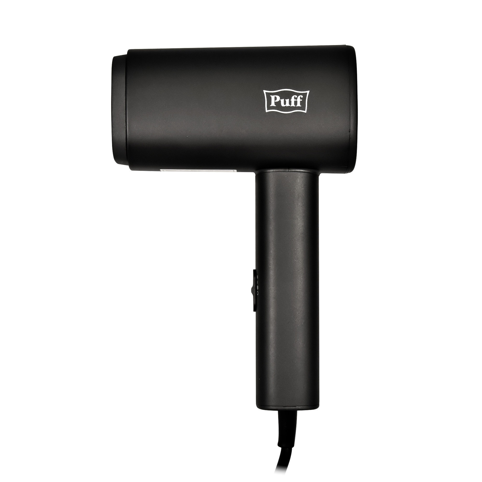 Фен для волос настенный PUFF-1601Вl черный матовый, 1,6 кВт (1405.012)