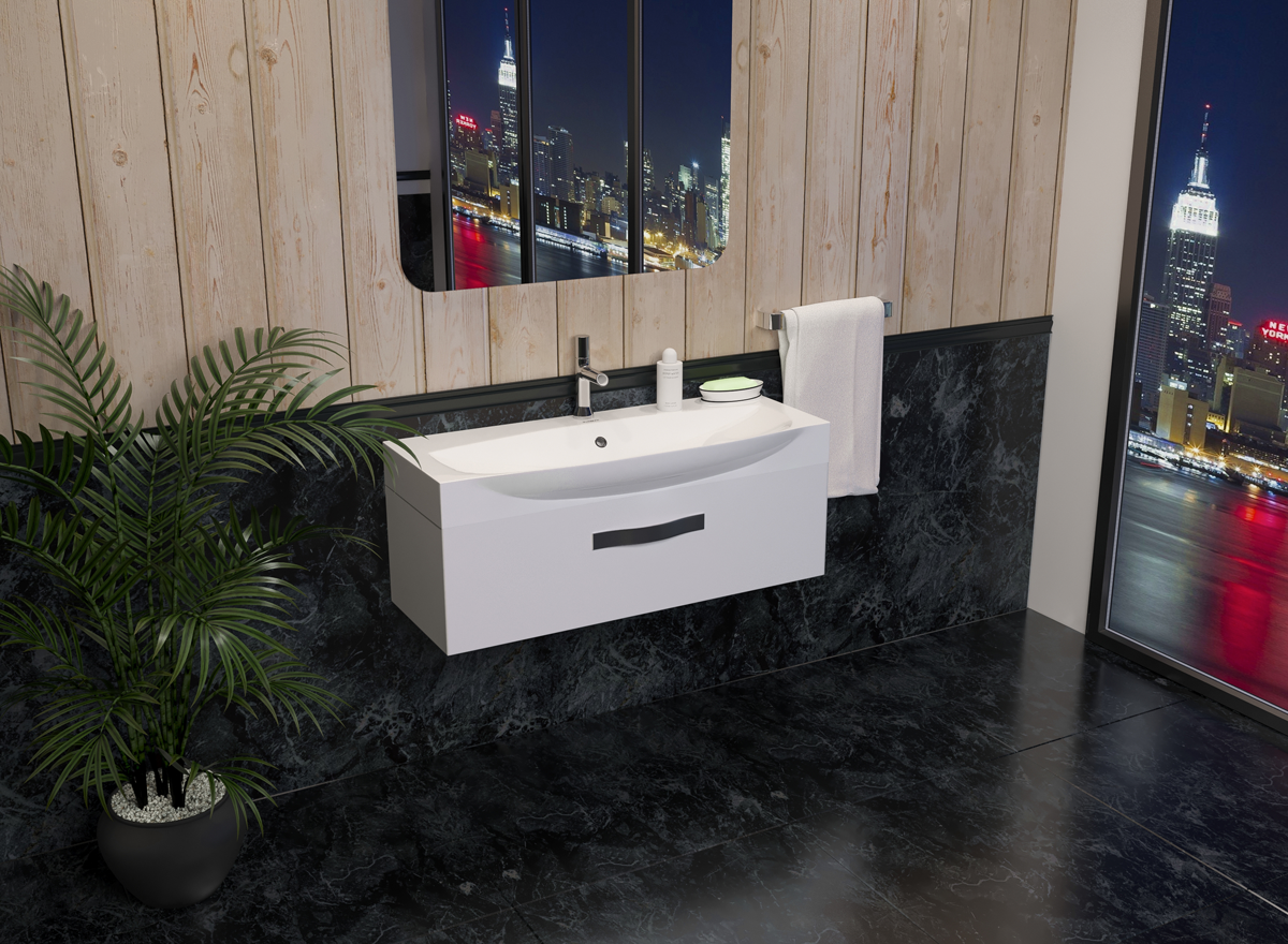 Раковина KIROVIT Элвис 1050 мебельная белый (Вн Крв25) 4640021061800