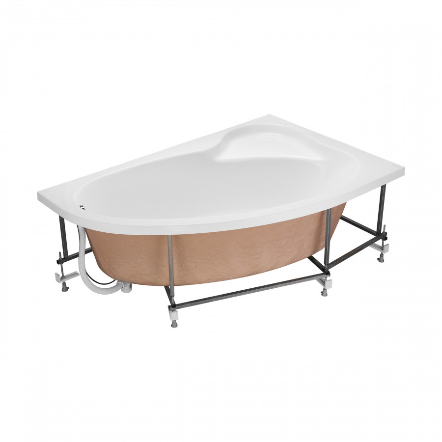 ЭДЕРА Ванна акриловая 170х110 см., правая, без монтажного комплекта, САНТЕК