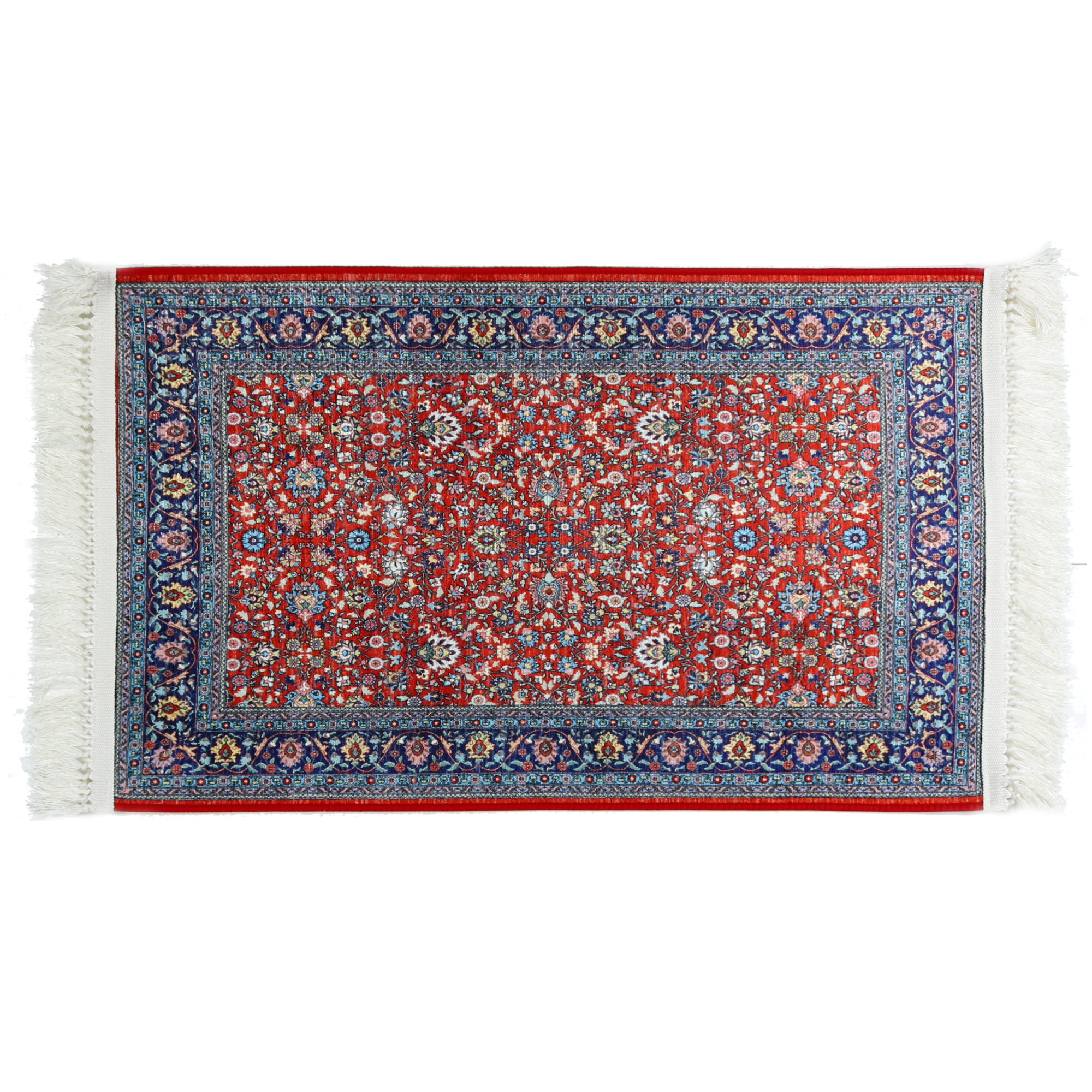 Коврик для ванной 1-ый Fixsen VINTAGE, FX-7000R, красный, 70х80 см