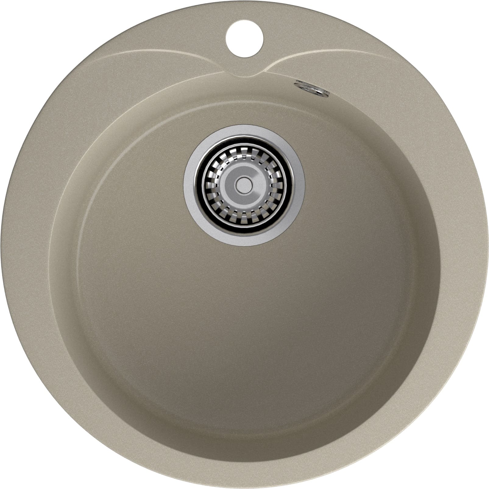 GRANFEST Мойка композит RONDO GF-R--480  D=480 мм  топаз  арт.GF- 