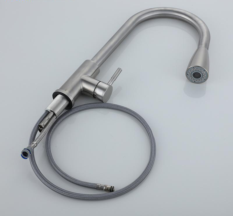 Смеситель для кухни TSARSBERG TSB-123-001 с выдвижной лейкой тип См-МОЦБИвА