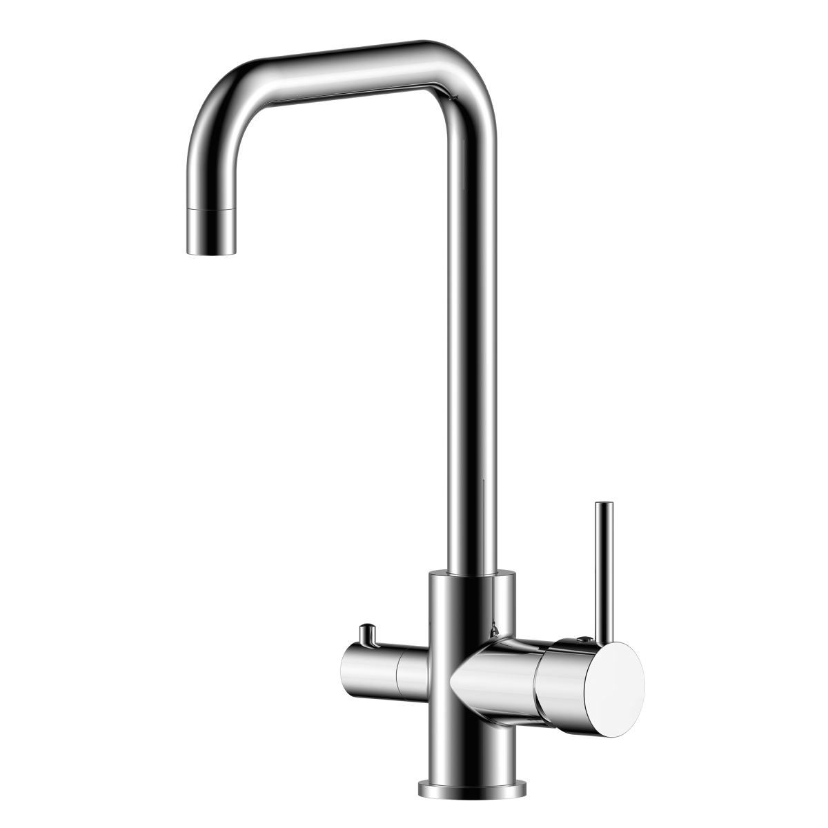 Z35 Смеситель для кухни, выс.пов.излив 196мм фильтр воды,  р/ОД, хром, ROS, Z35-29
