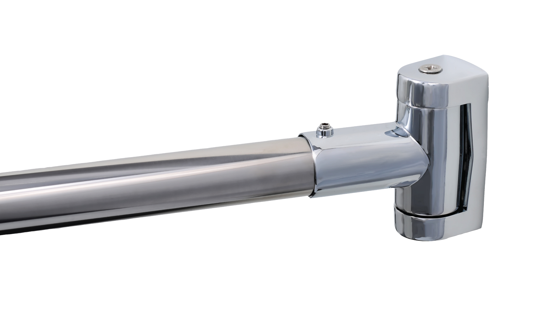 Карниз для ванной  дуговой Fixsen FX-25144, нерж.сталь-хром, max. 180 см.