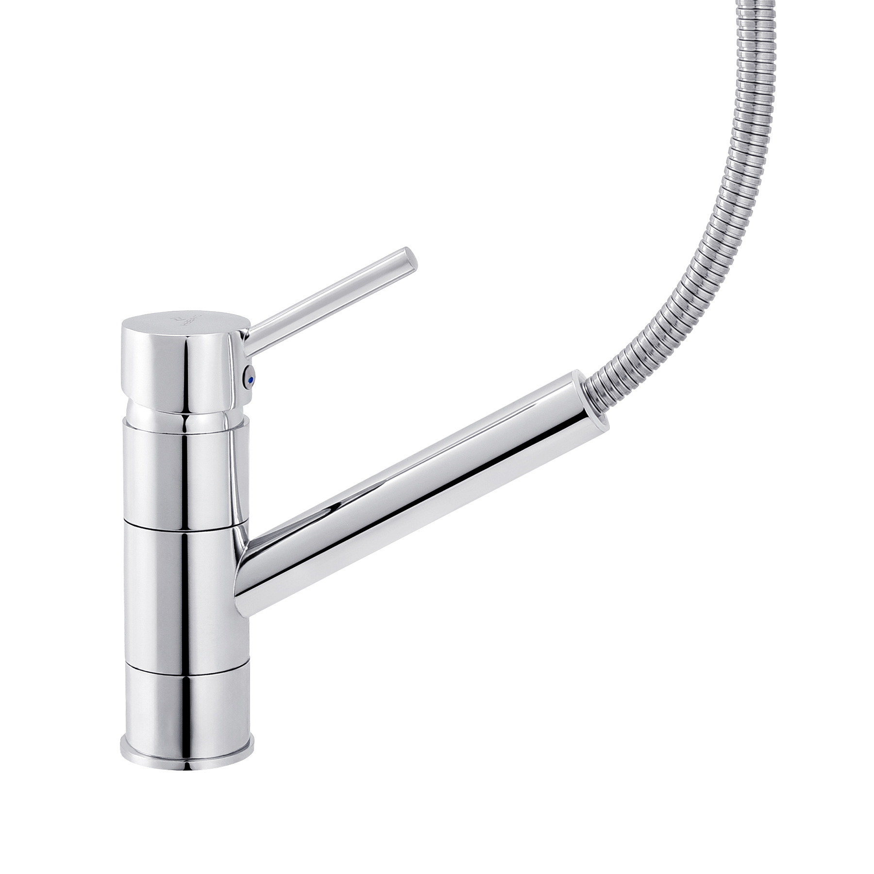 Смеситель для кухни СЛАВЕН Город СЛ-ОД-Д23 с вытяжным изливом хром