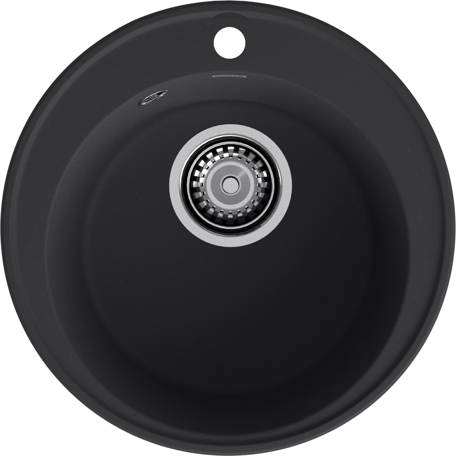 GranFest QUARZ (ECO-08) Мойка чаша D=480мм (черный)