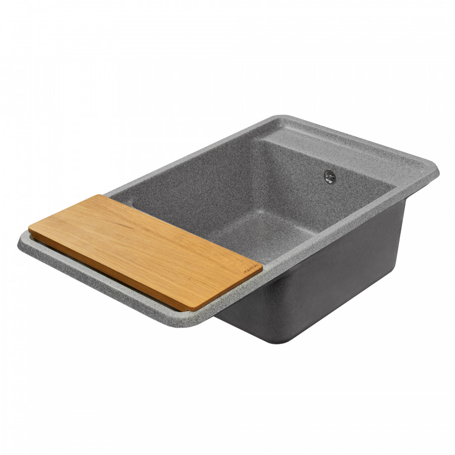 Мойка для кухни  Беллис 87 870x510x250 мм, прямоуг., серый