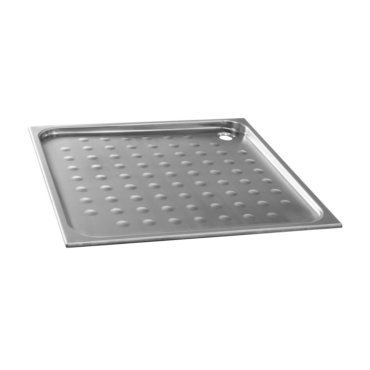 Душевой поддон из нержавеющей стали 800x800 мм