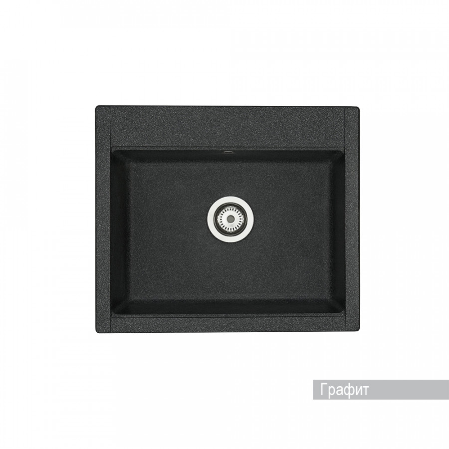 Мойка для кухни  Делия 60 602х517х218 мм, графит