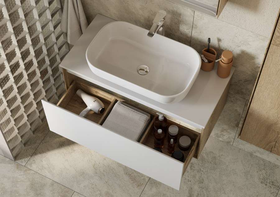 Столешница ЛИБЕРТИ 90, белый глянец