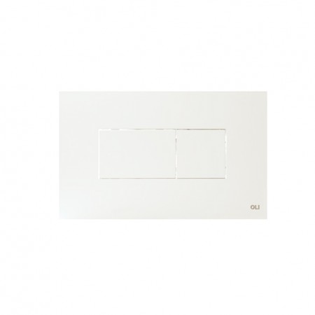 641001 Панель пневм. двойная KARISMA, пластик, белый, OLI