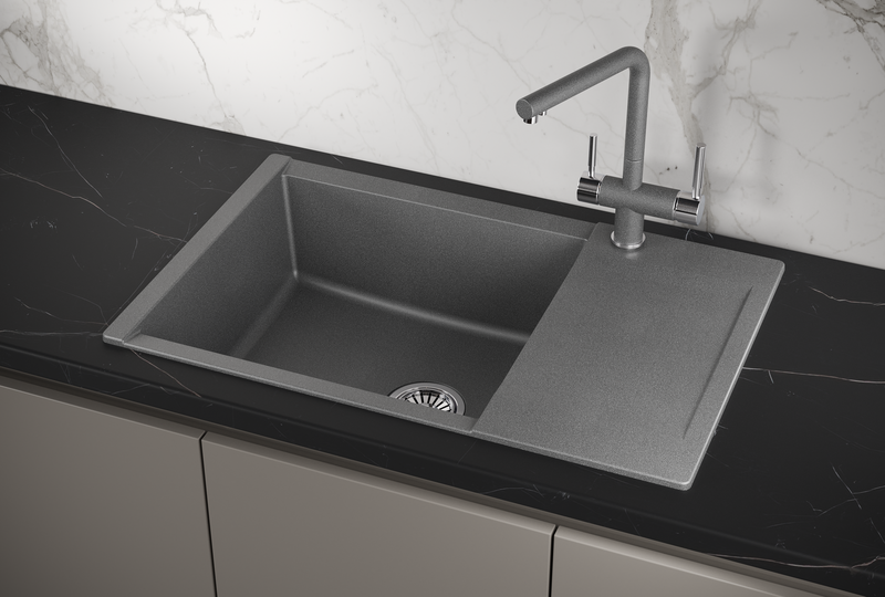 Кухонная мойка GRANULA (7807, ГРАФИТ)