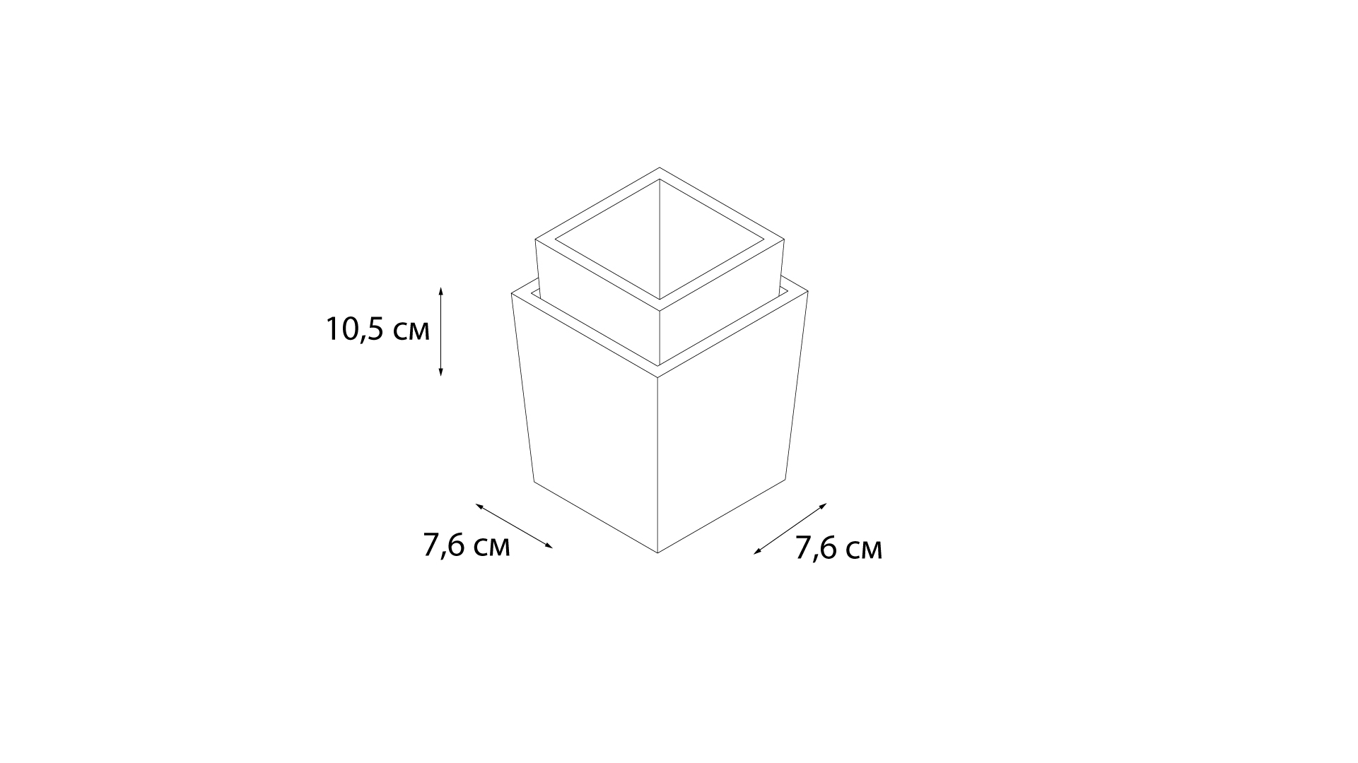 Стакан Fixsen WOOD FX-110-3