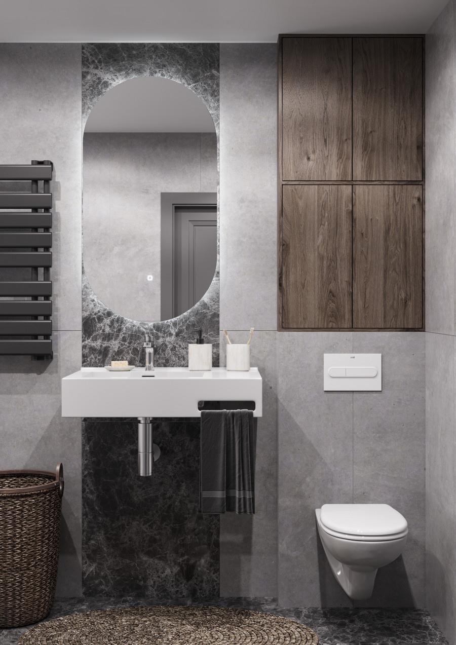 Раковина КВАДРО Про 80, левая