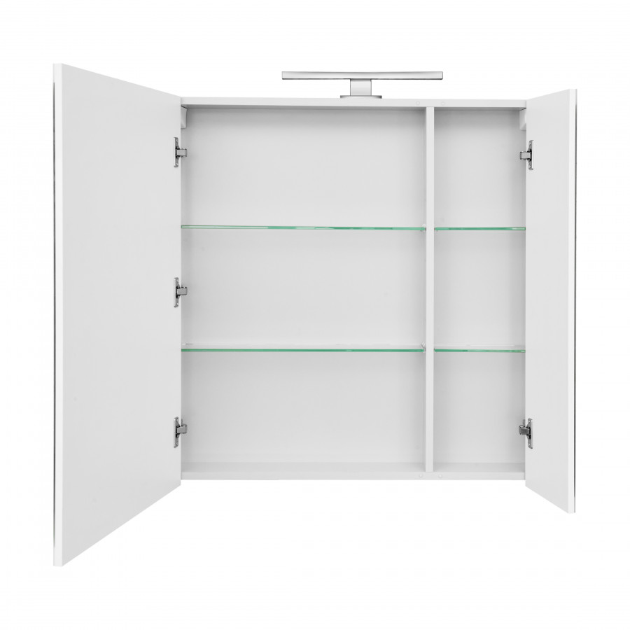 Зеркальный шкаф НОРТОН 80, белый