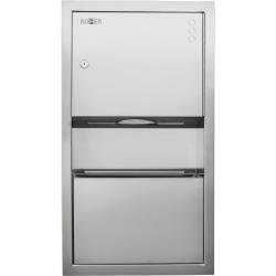 Компатный диспенсер встраиваемый в стену с контейнером для мусора 12047.S  600*362*108, шт