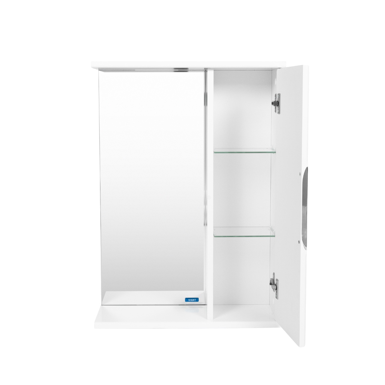 Зеркало со шкафом VIANT БАРСЕЛОНА 50 подвесное белый (VBAR50-ZSH)