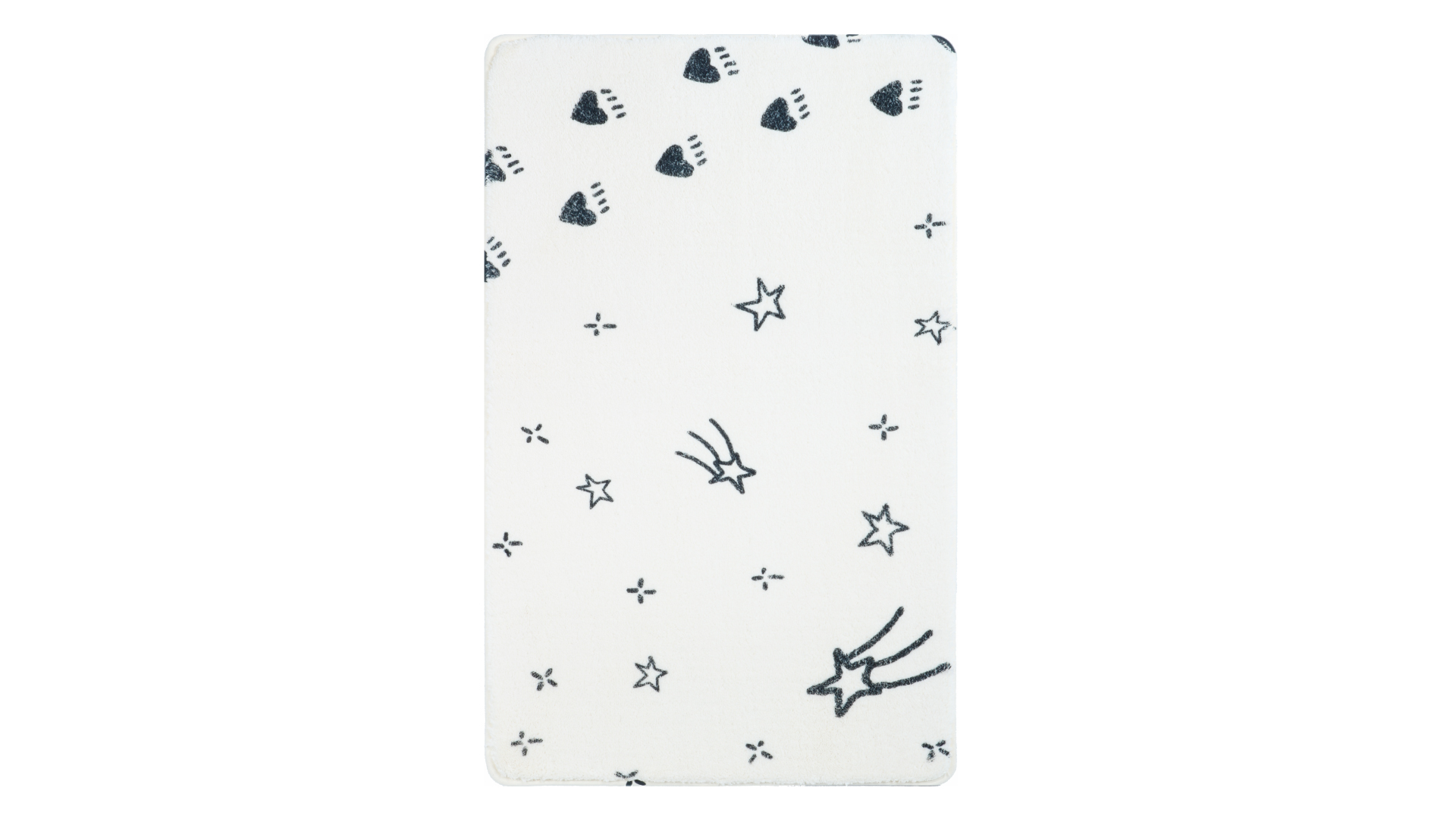 Коврик для ванной Fixsen Teddy Sky 1-ый FX-6001S, белый, 50х80см