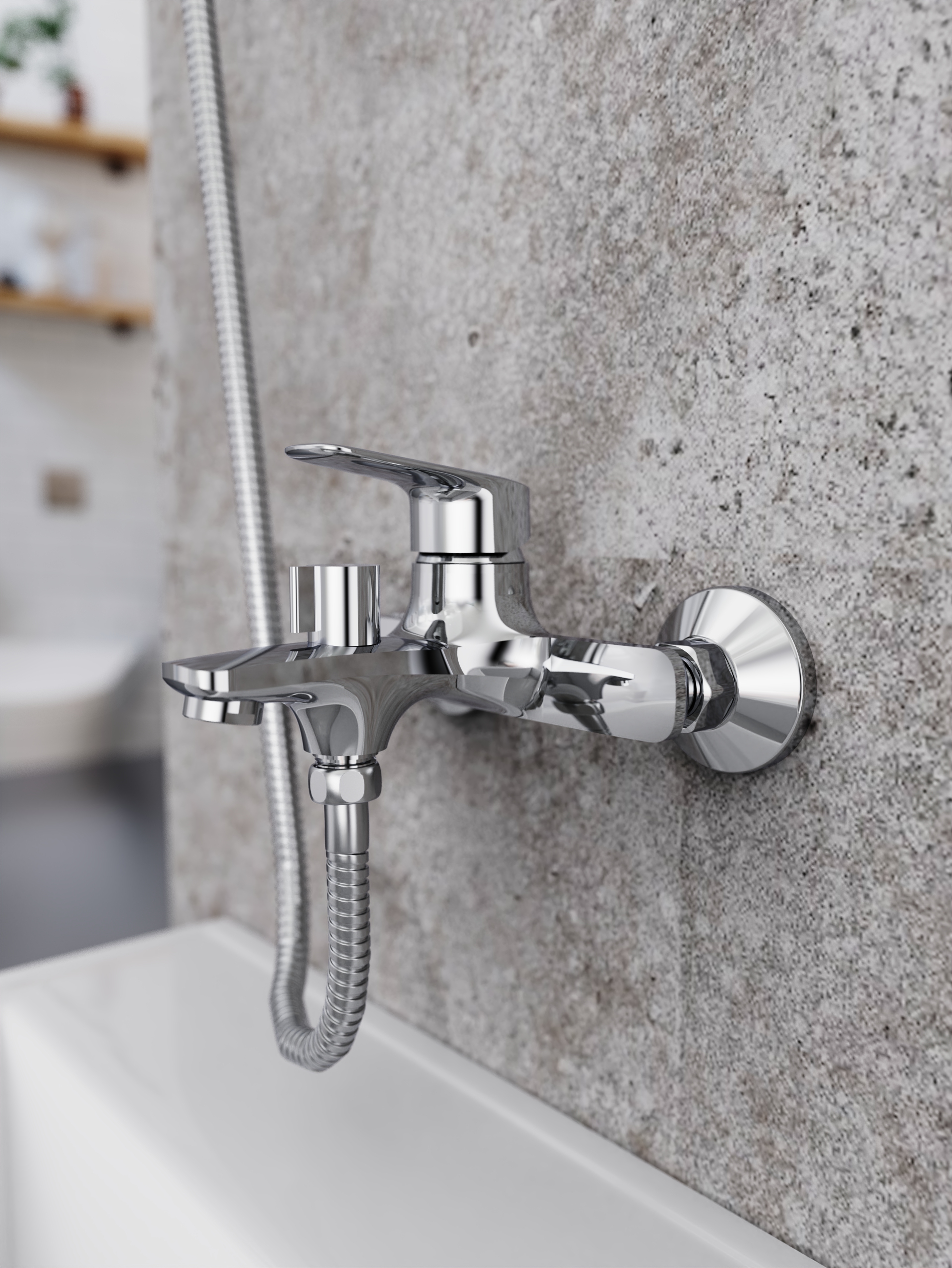 Смеситель для ванны TOKITO HAPPO хром (TOK-HAP-1014)