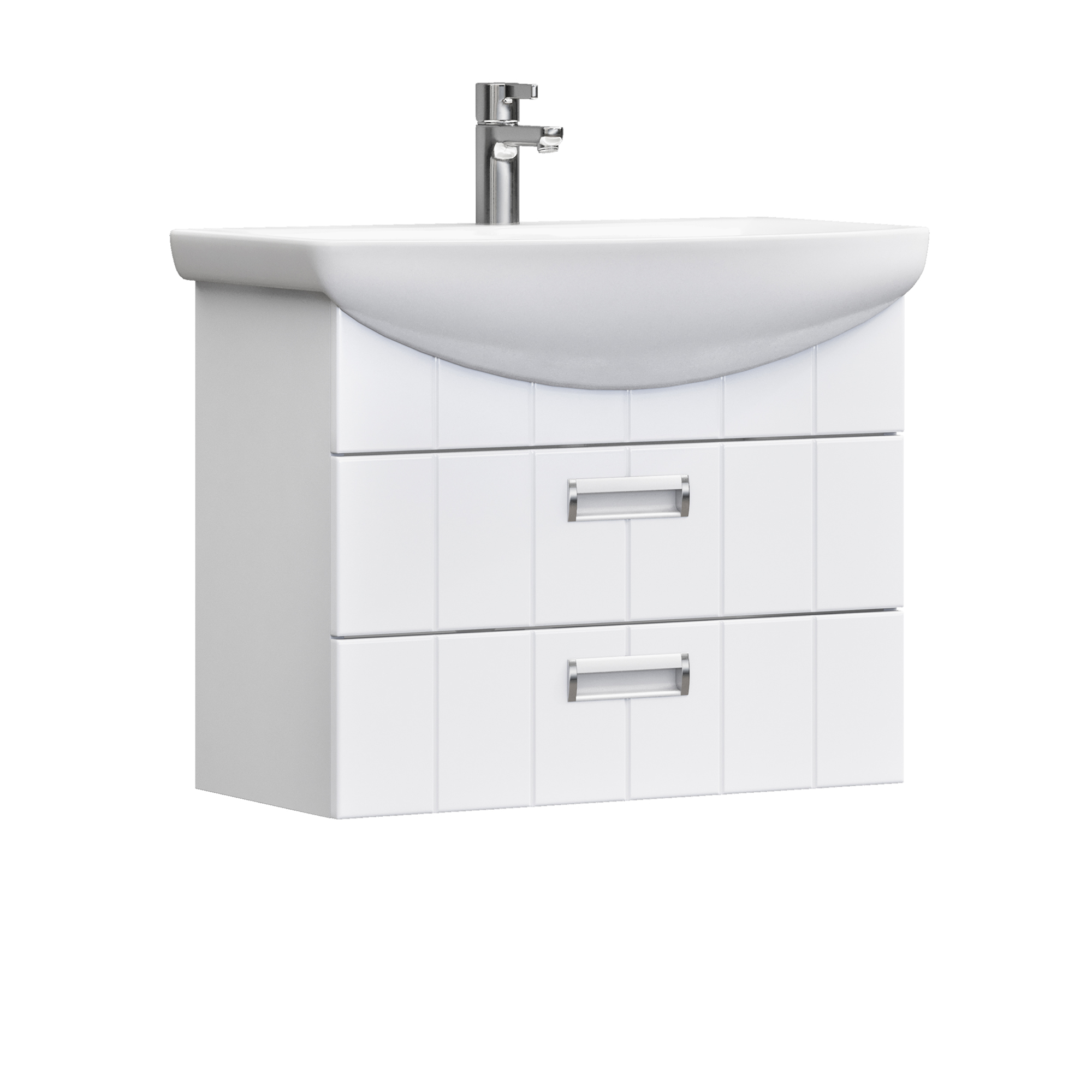 Тумба под раковину VIGO Diana 2-70 подвесная белый (tp.DIA.BAL.70.2Y)