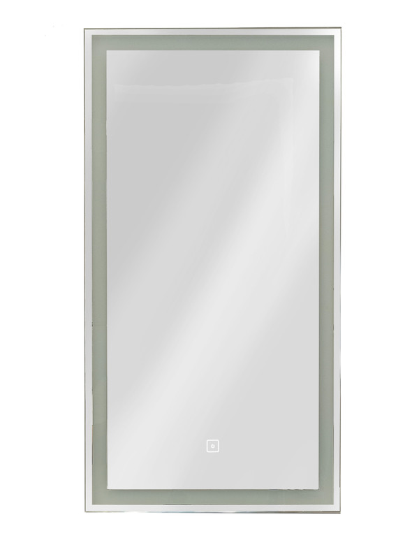 Зеркало-шкаф Mirror Box black Led 350х650 правый