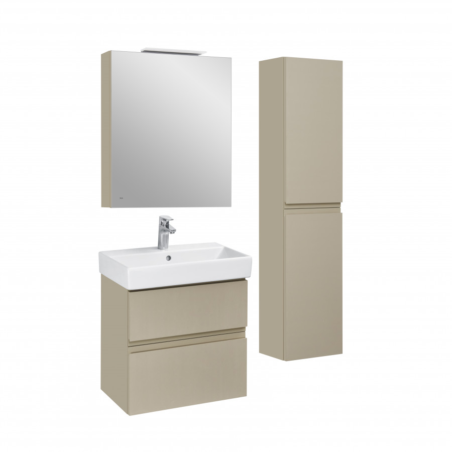 OLETA Зеркальный шкаф 60, левый, капучино