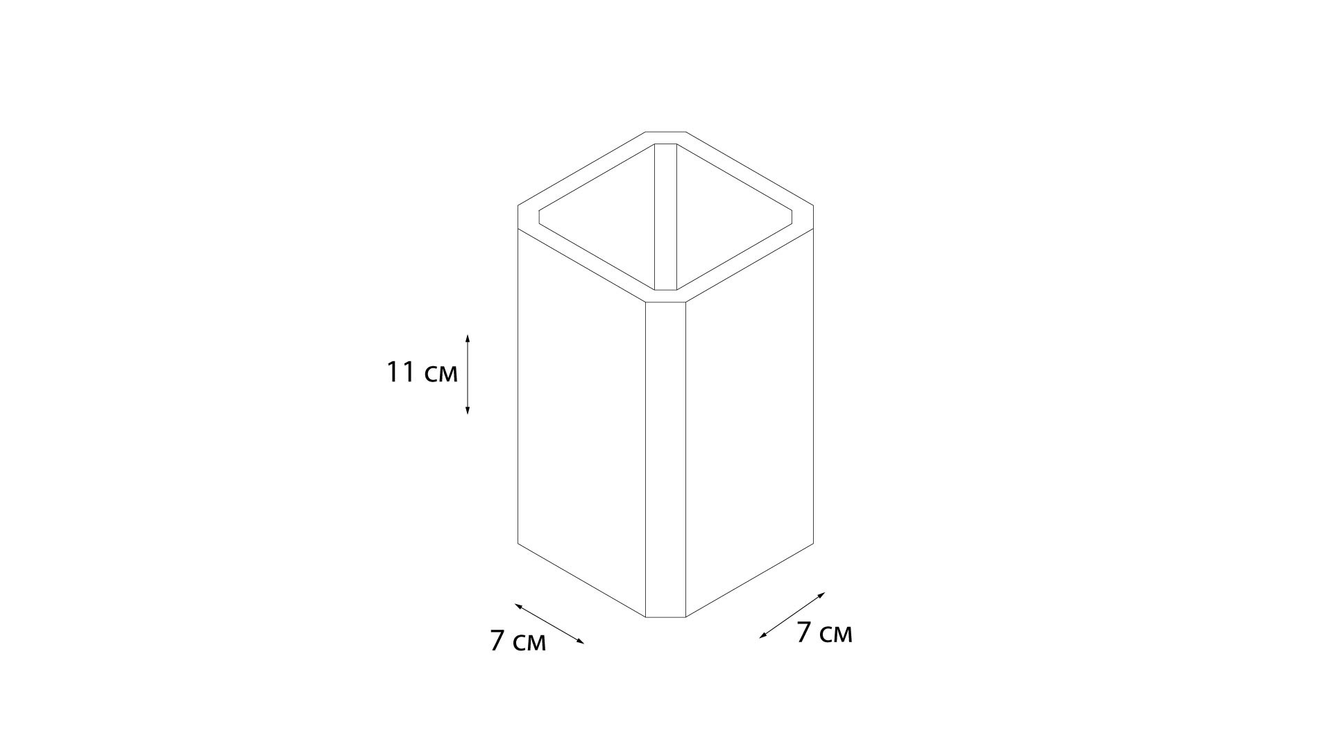 Стакан Fixsen Dony FX-232-3