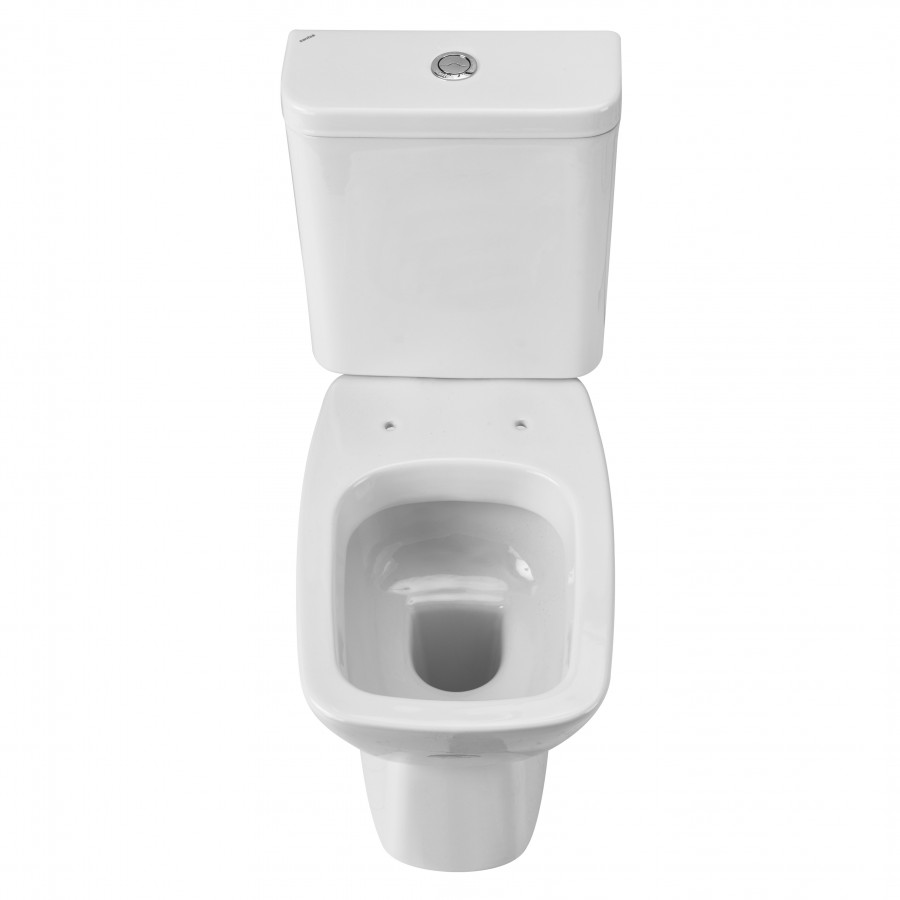 НЕО Унитаз-компакт, горизон. выпуск, 2-х реж. арматура, сиденье дюропласт Soft-close, Clip-up. САНТЕ