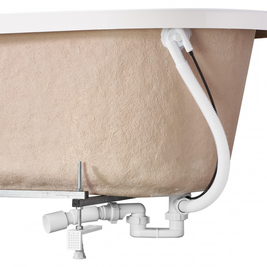 ИБИЦА XL Ванна акриловая 160х100 см., правая, без монтажного комплекта, САНТЕК