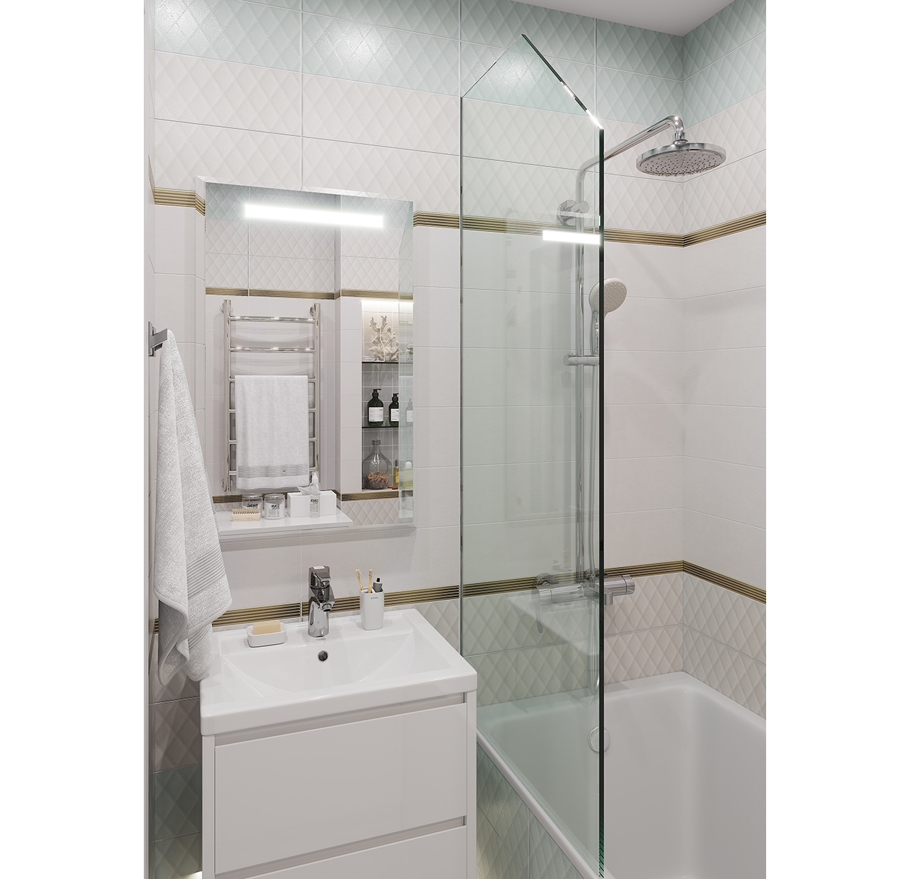 Раковина KIROVIT Фостер 500 мебельная белый (Вн Крв82) 4630055557578