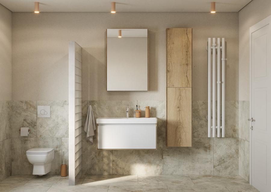 Шкаф навесной ЛИБЕРТИ 40, подвесной, дуб эльвезия