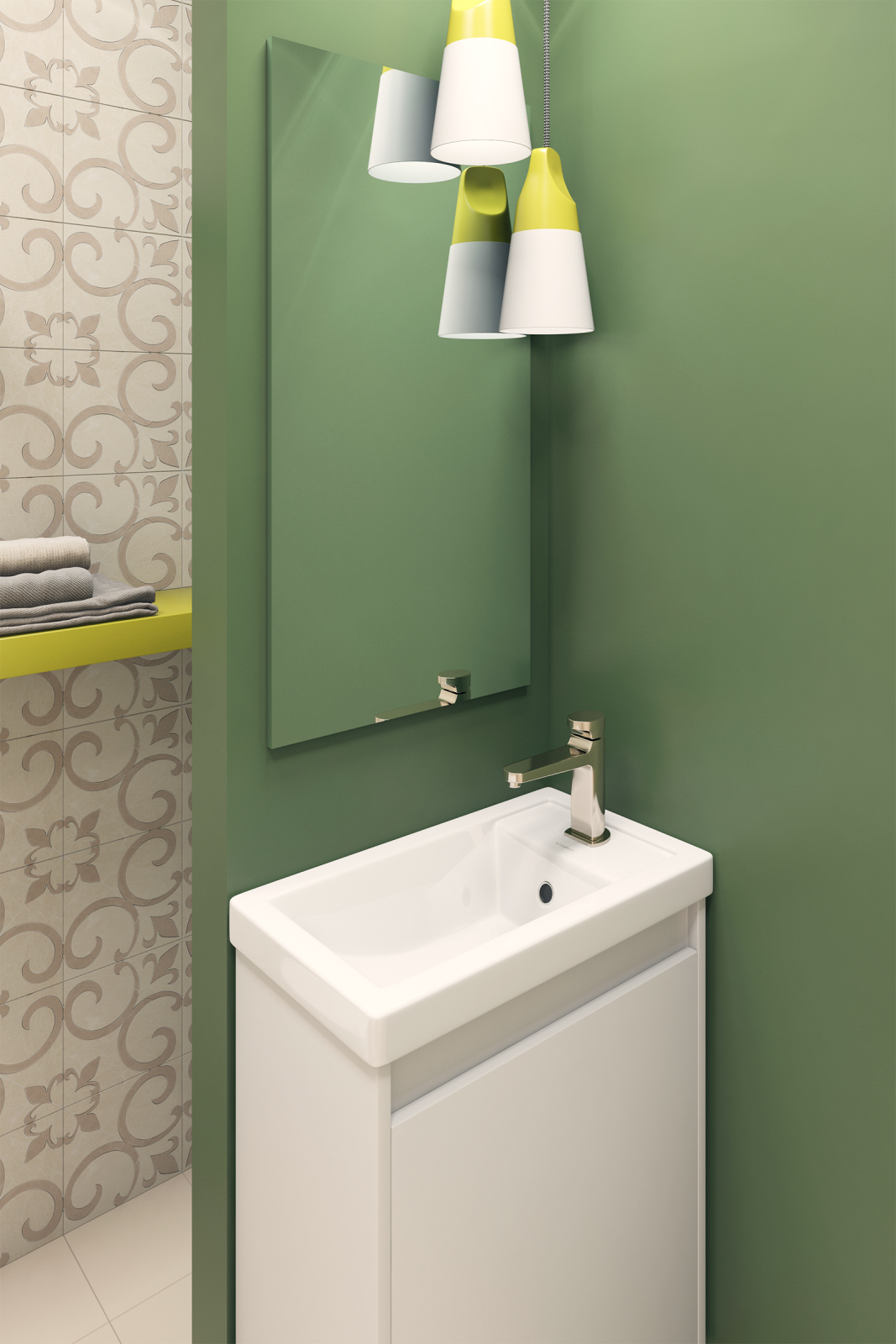 Раковина KIROVIT Фостер-450 мебельная белый (Вн Крв60) 4640021065907