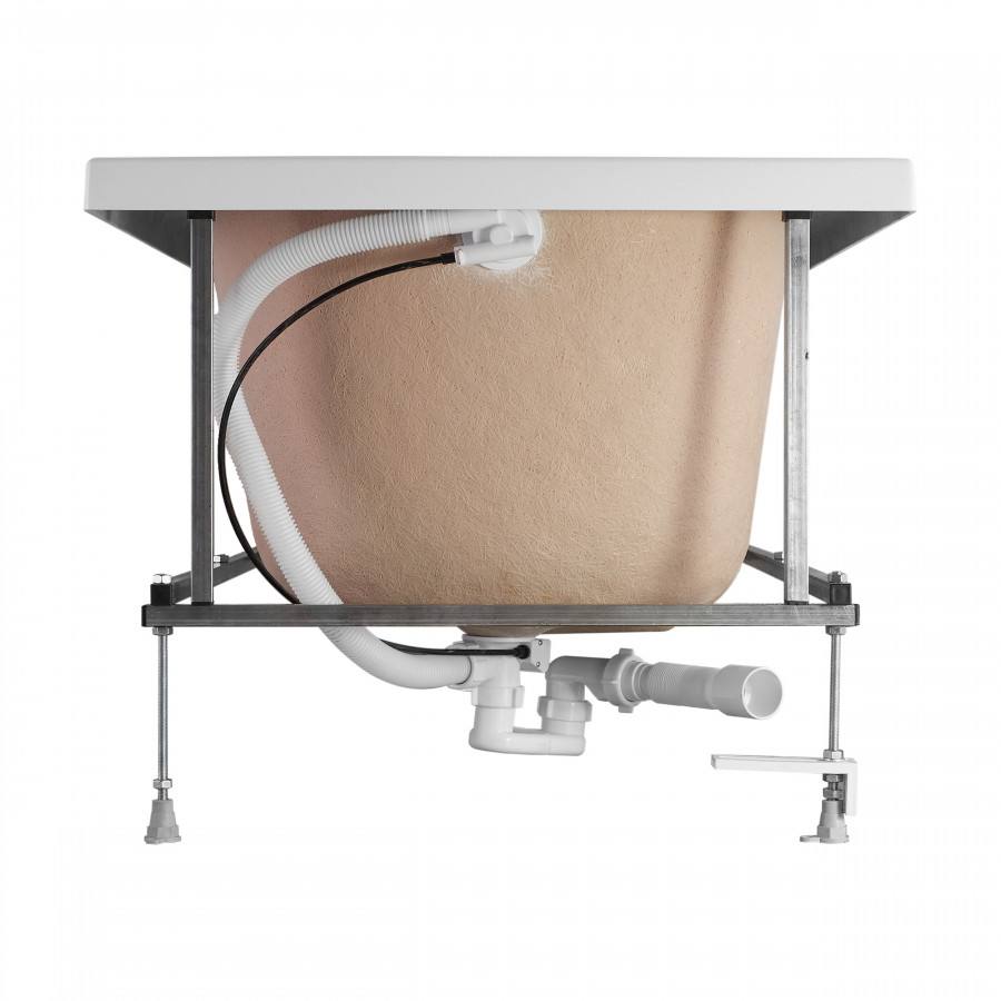 Монтажный комплект для ванны КАЛЕДОНИЯ 150х75 см. (рама, слив-перелив с сифоном, крепеж к стене, кре