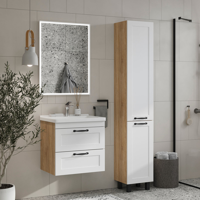 Зеркало EQUIL Lago LED 60 белый