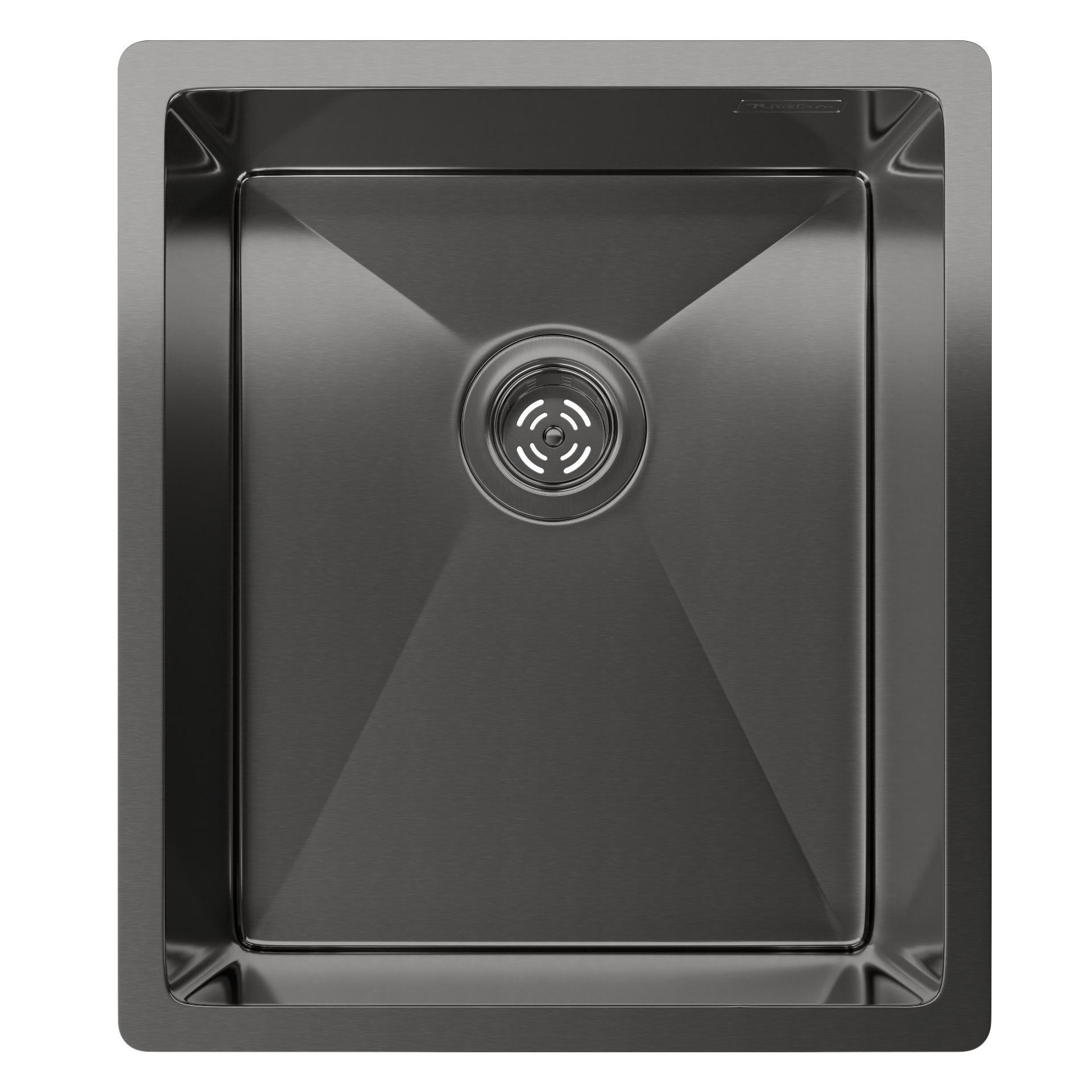 Rivelato Rinox 3844 UN PVD black Мойка нерж.сталь 1 чаша 380*440*200 мм арт.3844 UN PVD black