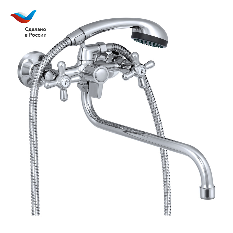 Смеситель для ванны СЛАВЕН Прораб СЛ-ДВ-О31 хром