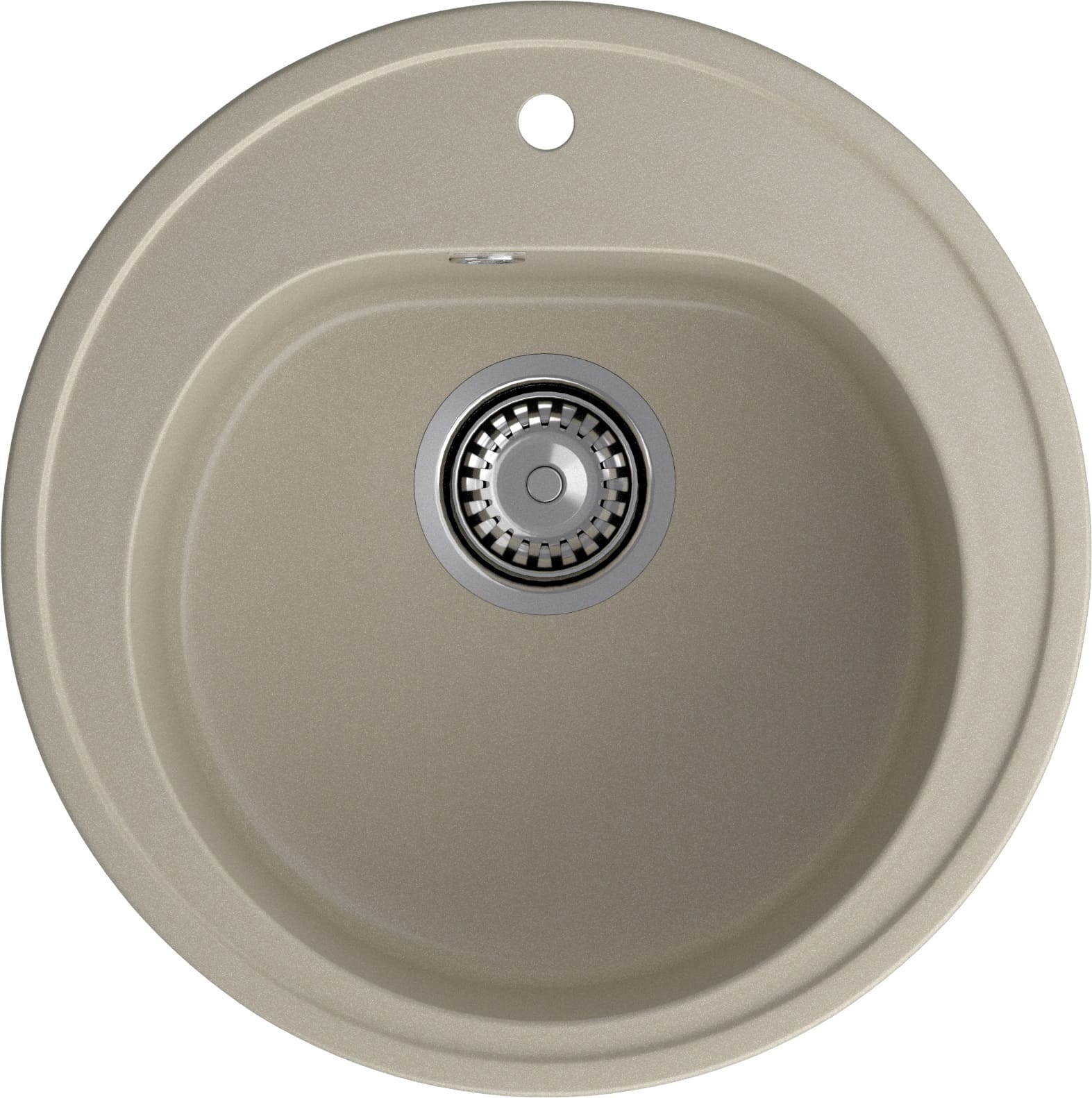 GRANFEST Мойка композит RONDO GF-R--510  508*505 мм  топаз   арт.GF-