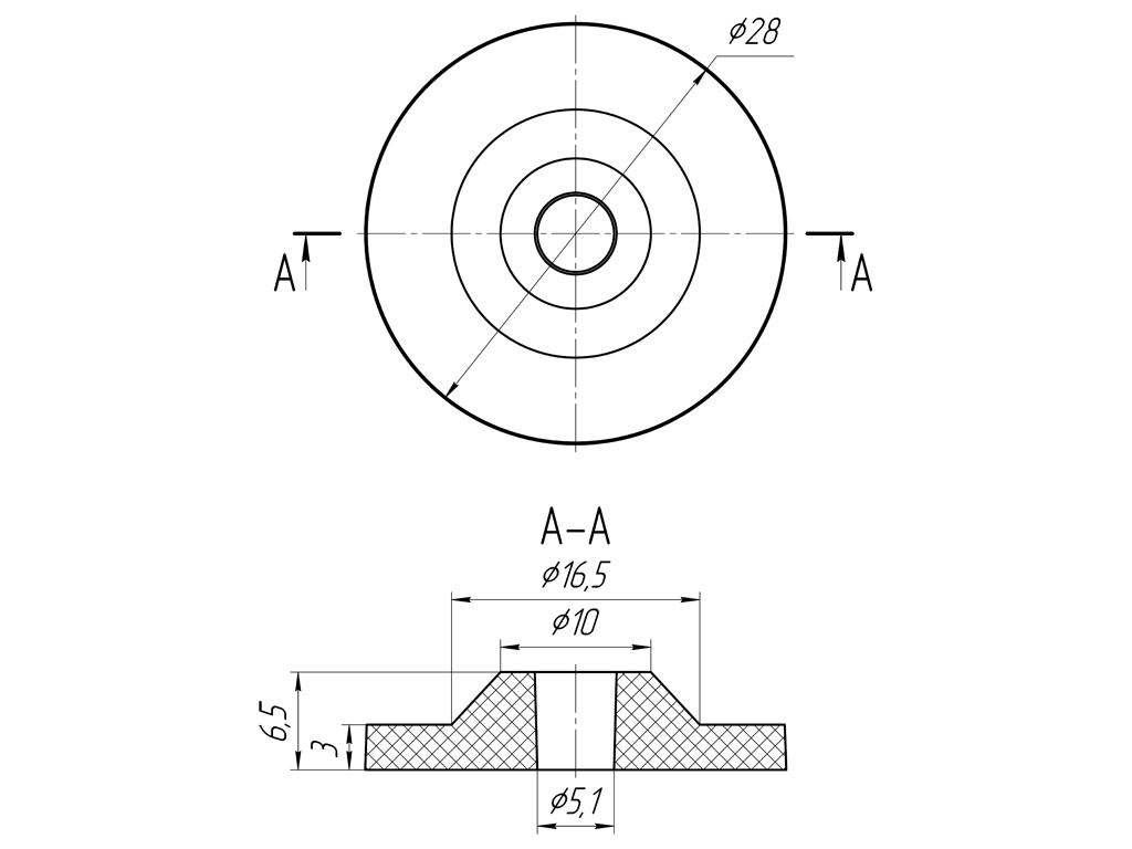Прокладка крепления бачка унитаза, ANI PLAST