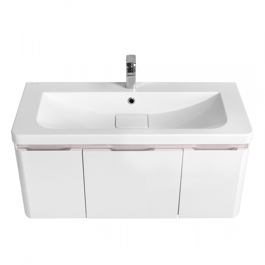 Тумба ШЕРИЛЛ 105, подвесная, белая (под раковину ШЕРИЛЛ 105)