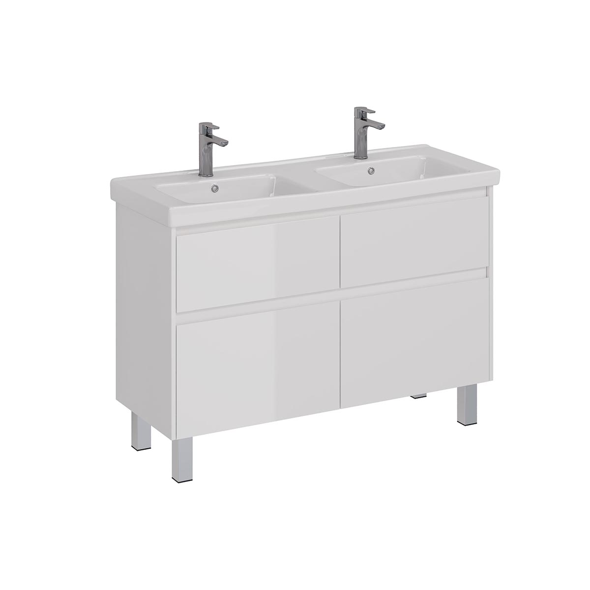 Раковина керамическая "Гармония-125 двойная"