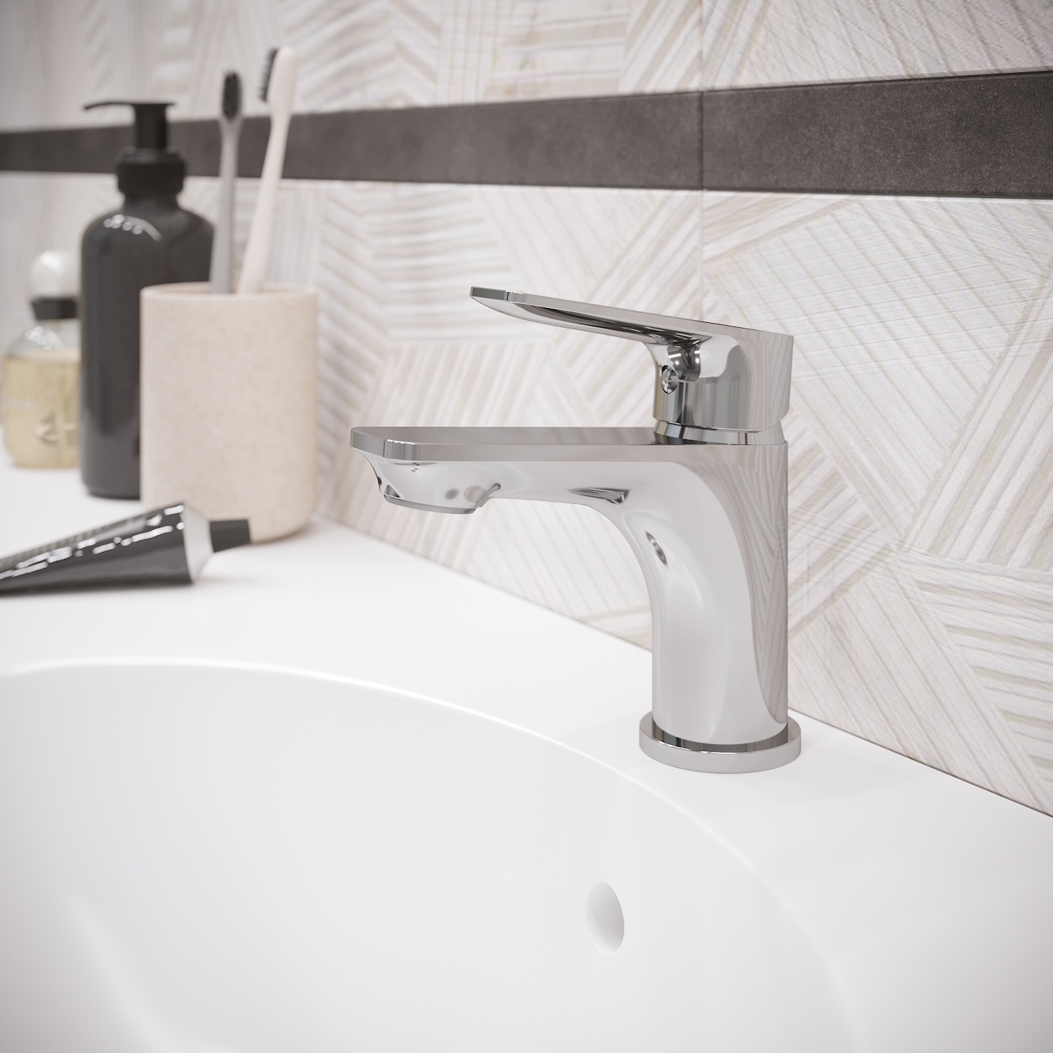 Смеситель для раковины TOKITO TOYAMA хром (TOK-TOY-1011)