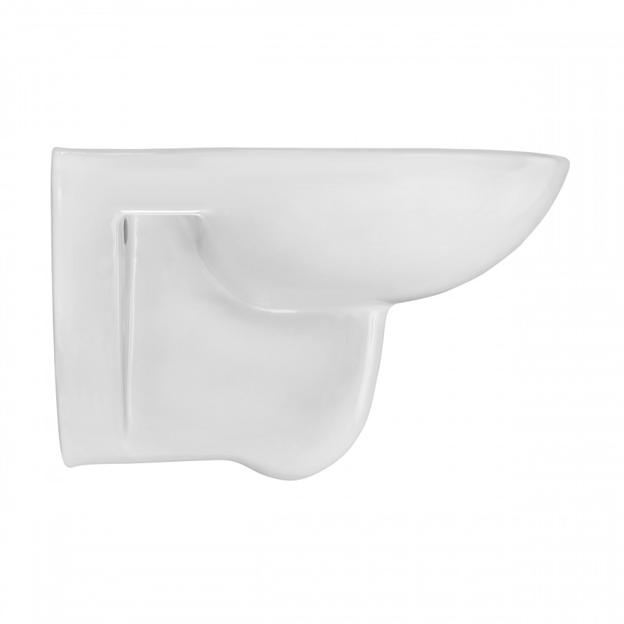 DEBBA ROUND  Чаша унитаза подвесного c безободковым смывом, гориз. выпуск, белая. ROCA