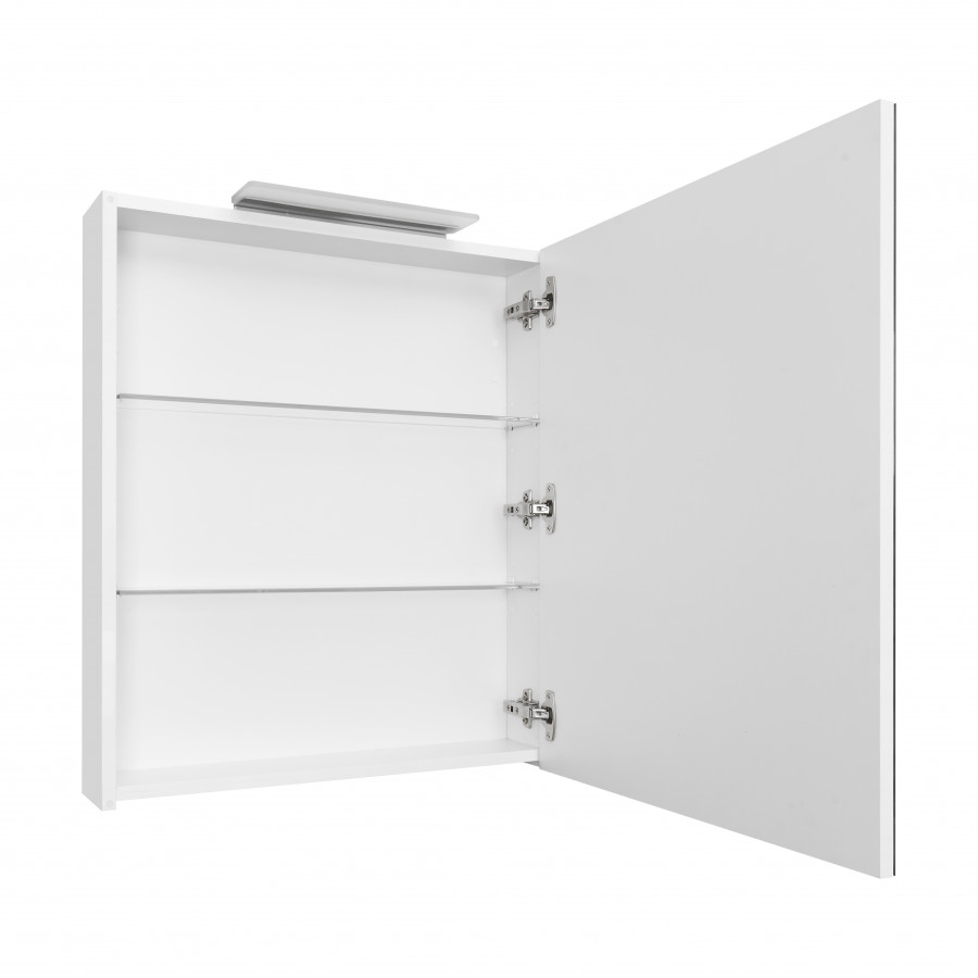 OLETA Зеркальный шкаф 60, правый, белый матовый