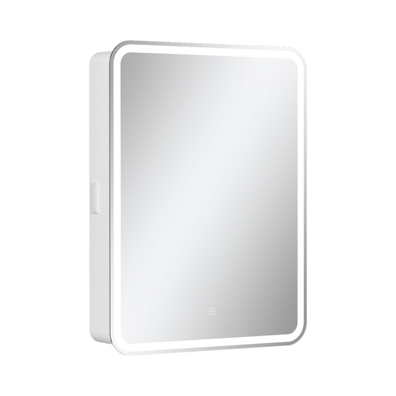 Зеркальный шкаф EQUIL Soldi LED 55 правый белый софт