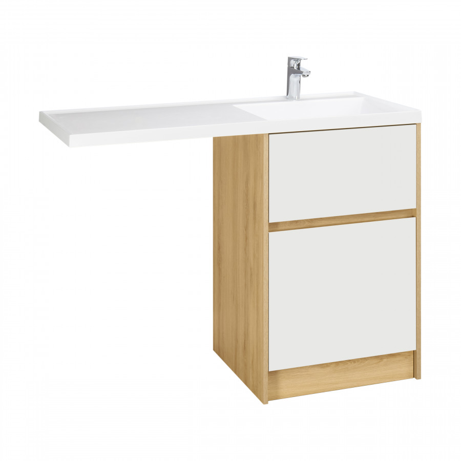 Фасады для тумбы ЛОНДРИ 60, компл. 2шт., белый