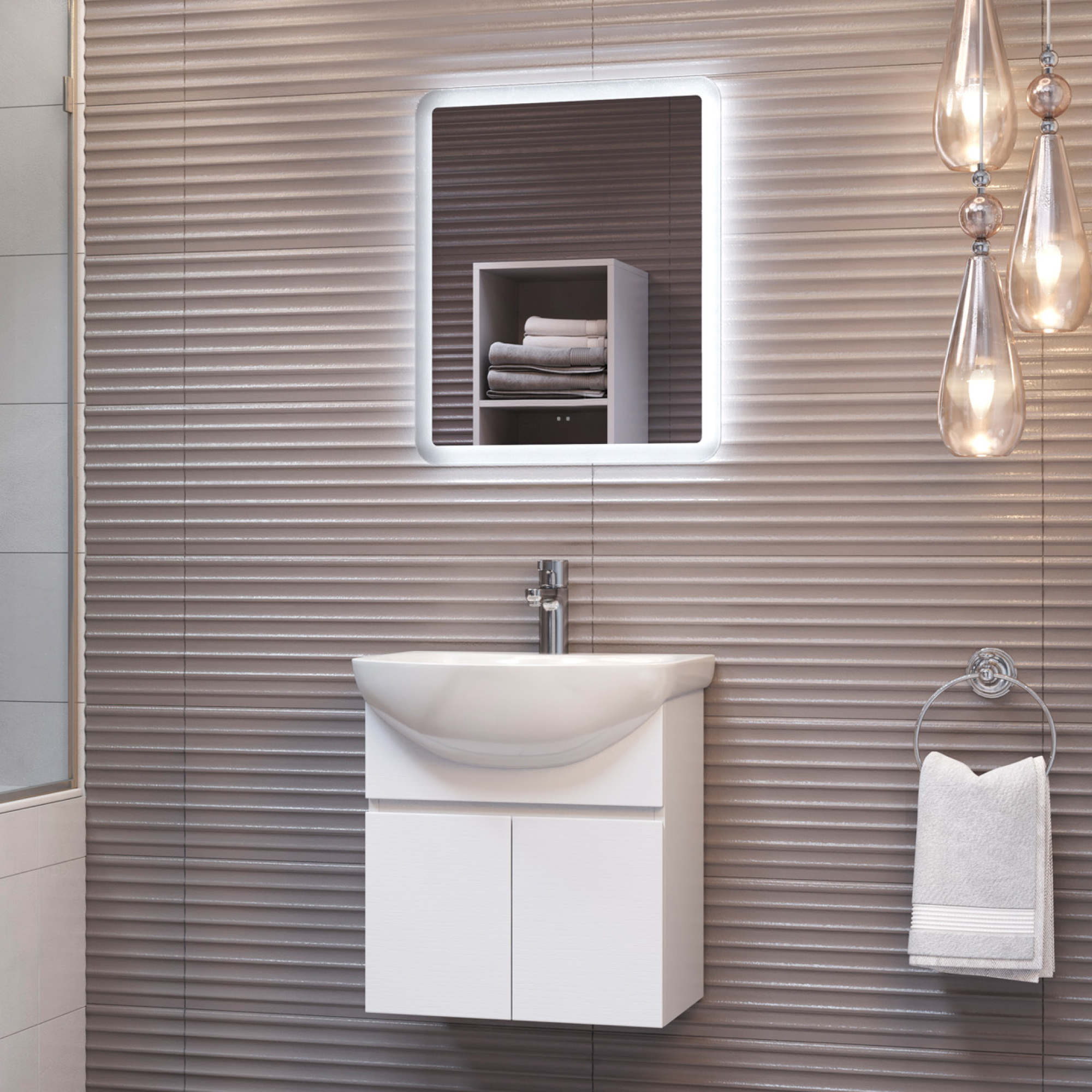 Зеркало с подсветкой VIGO Wing Classic 500