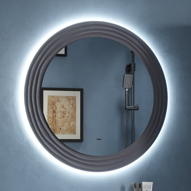 Зеркало EQUIL Mirage LED 80 графит софт
