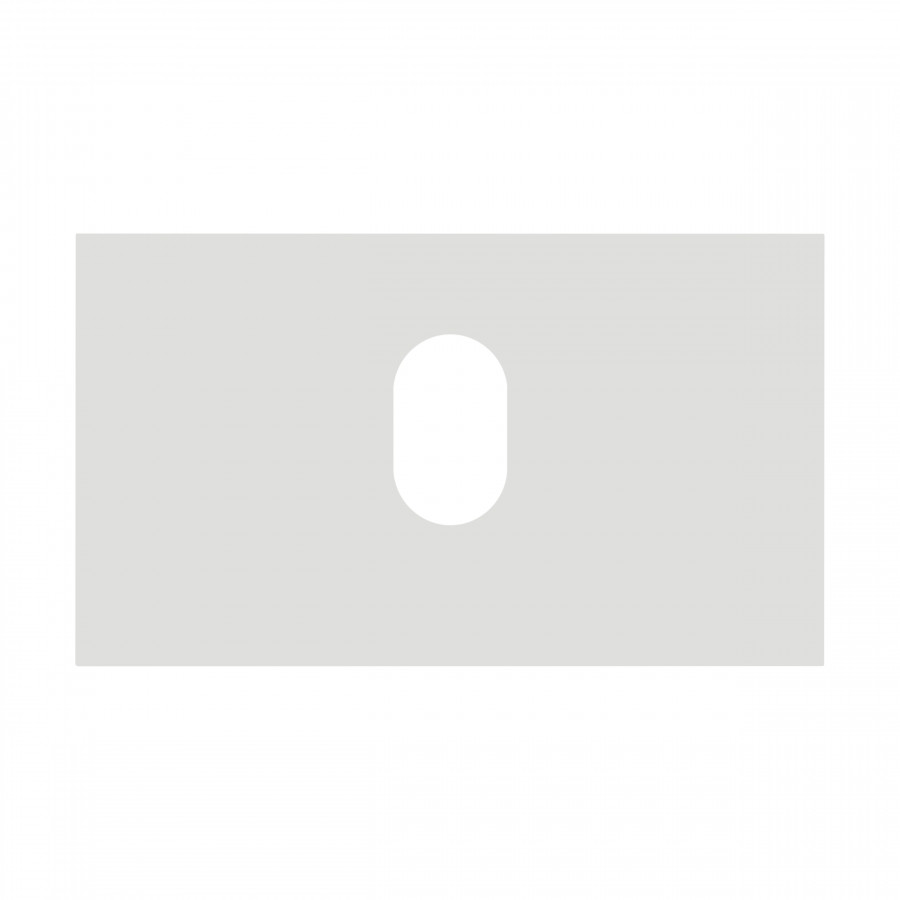 GAP/VICTORIA/DOMI  Столешница 80 под накладную раковину, белый гл., ROCA