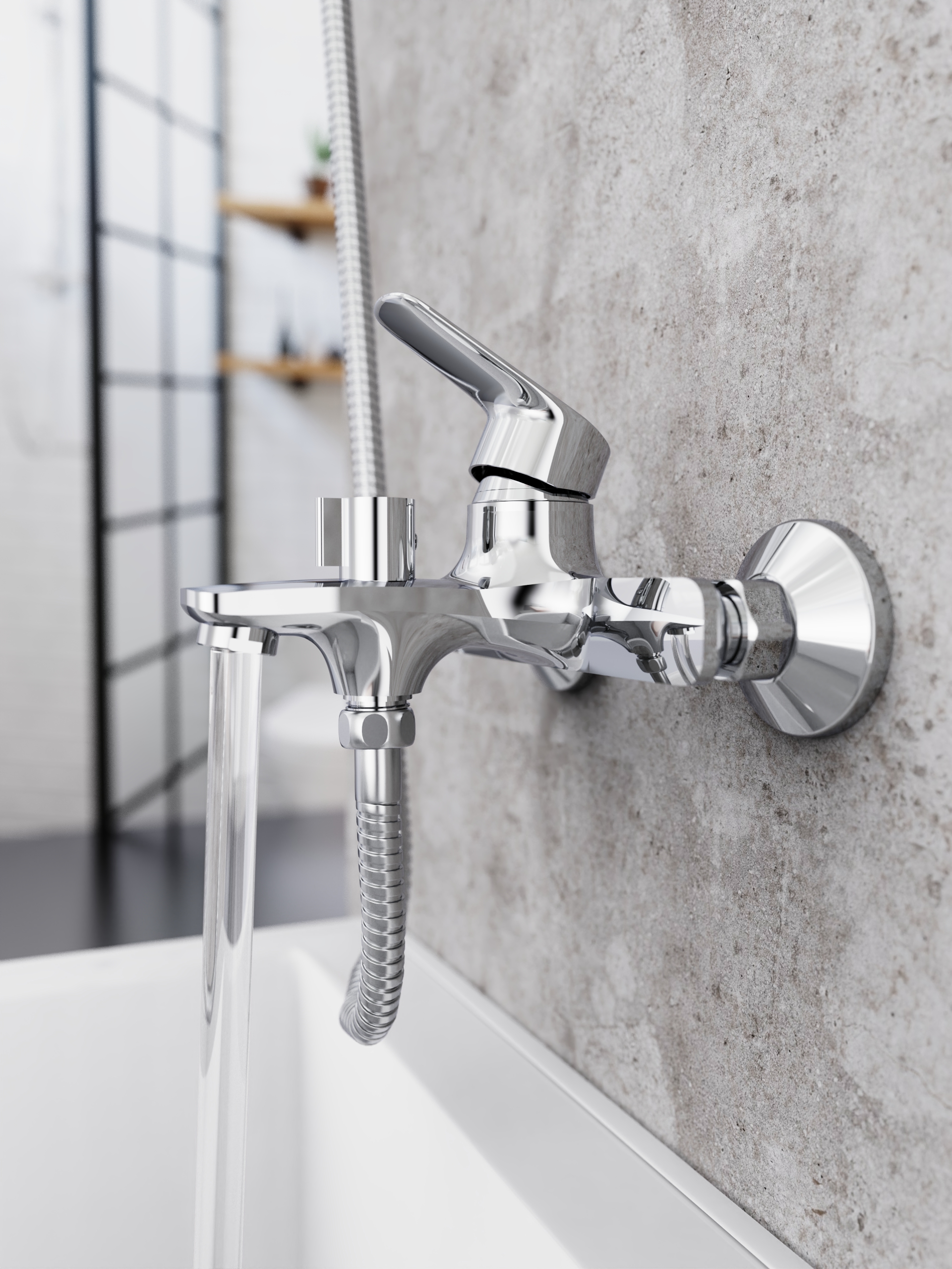 Смеситель для ванны TOKITO HAPPO хром (TOK-HAP-1014)